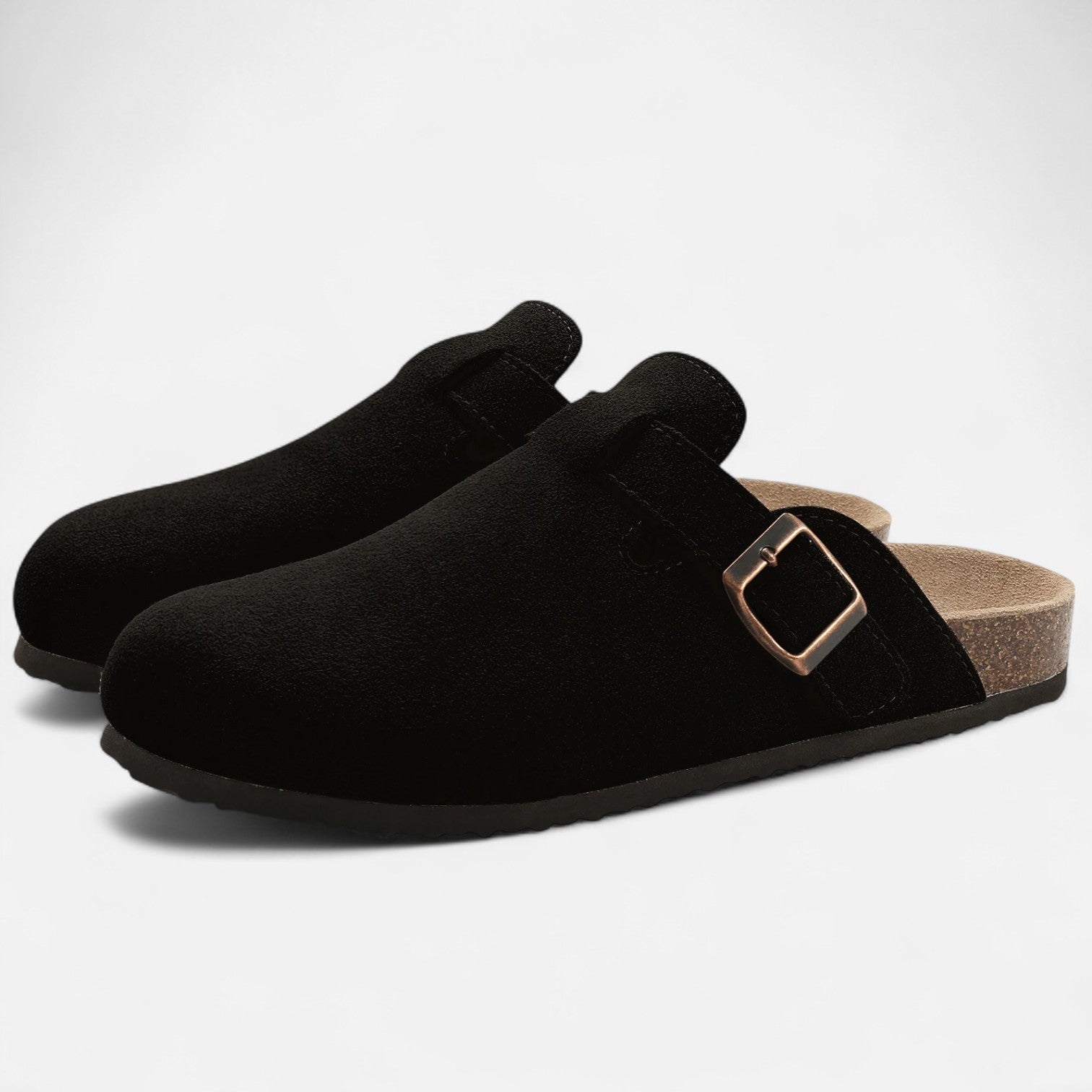 Home Herren Alltag Suede Mules Skulptierte Clogs