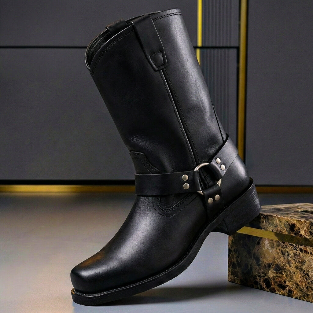  | Varello Herren Vintage Lederstiefel