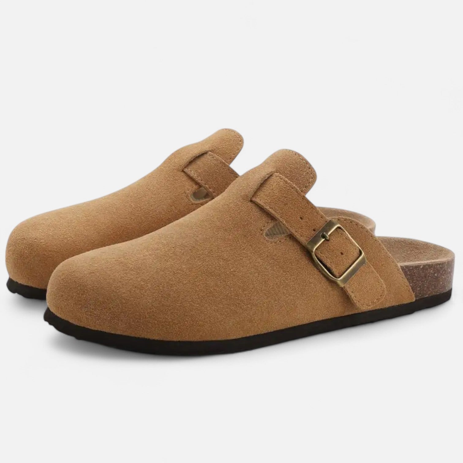 Home Herren Alltag Suede Mules Skulptierte Clogs