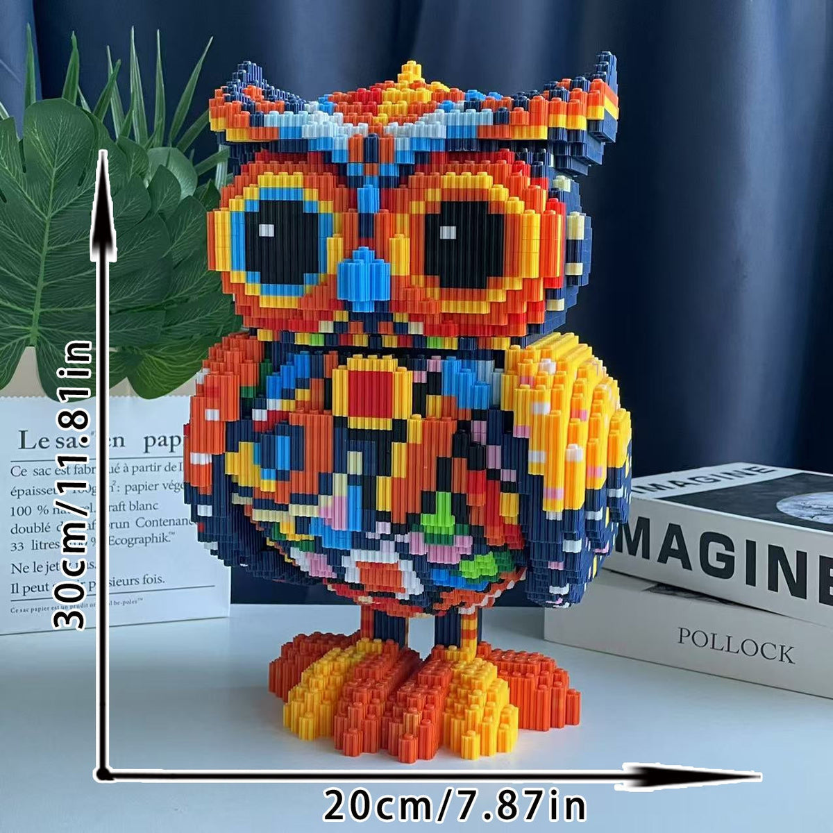 Colourful Owl Building Block Set, 6,250 Pieces