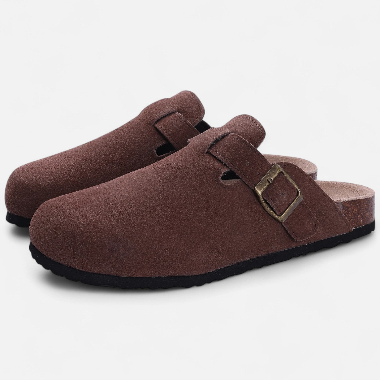Home Herren Alltag Suede Mules Skulptierte Clogs