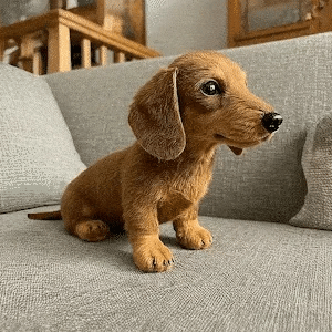 Interactive Plush Dog with Touch Sensors and Moving Tail