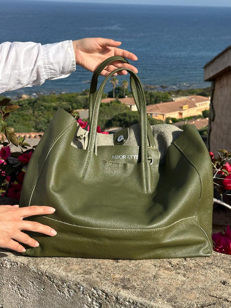 Die Carryall Leder-Tasche
