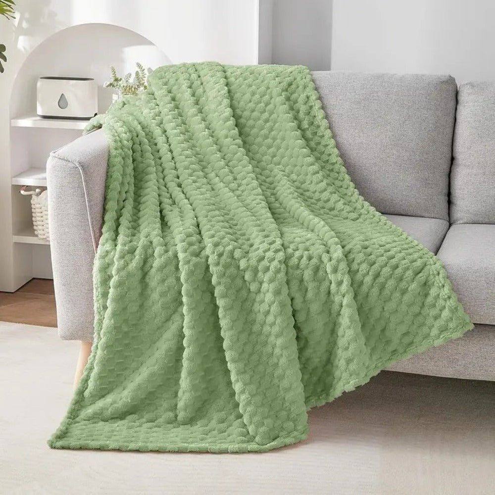 Cozy Marshmallow Throw Blanket for Soft Warmth and Comfort