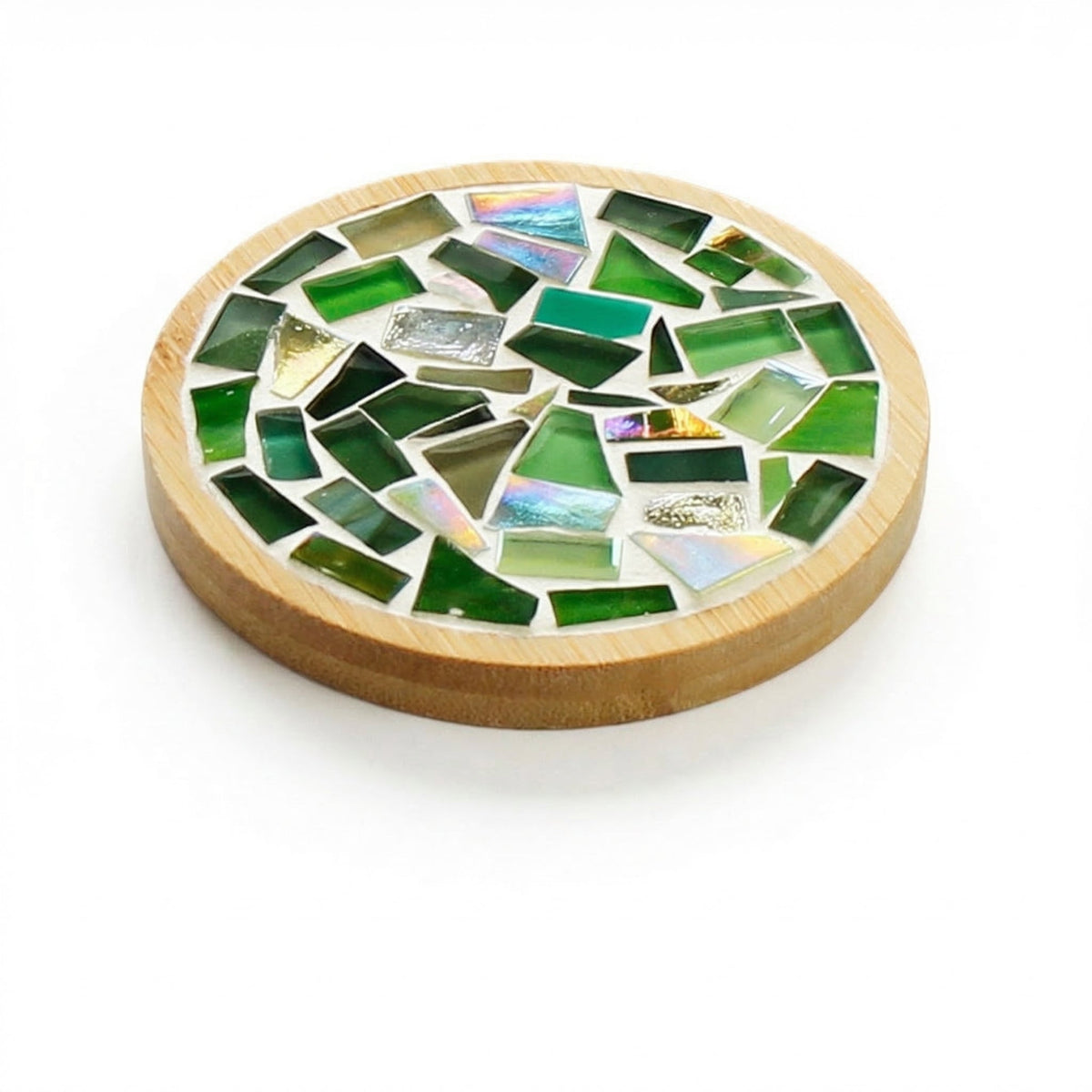 DIY Mosaic Coaster Craft Kit with Glass Tiles