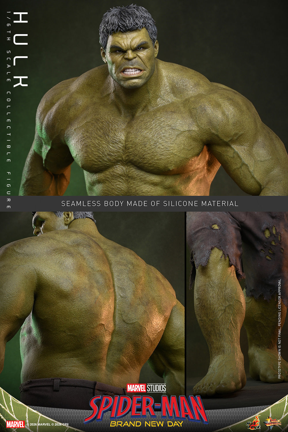 Hulk (Spider-Man: Brand New Day) 1/6-Skala-Actionfigur - Hot Toys
