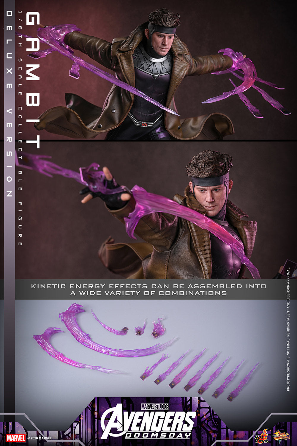 Gambit (Avengers: Doomsday - Version Deluxe) Figurine articulée à l’échelle 1/6 - Hot Toys