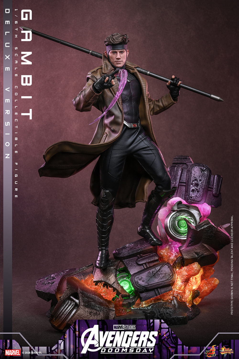 Gambit (Avengers: Doomsday - Version Deluxe) Figurine articulée à l’échelle 1/6 - Hot Toys