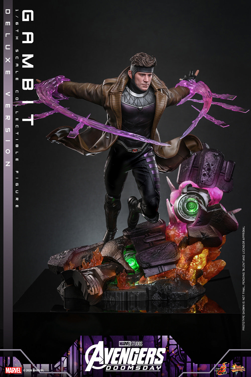 Gambit (Avengers: Doomsday - Version Deluxe) Figurine articulée à l’échelle 1/6 - Hot Toys