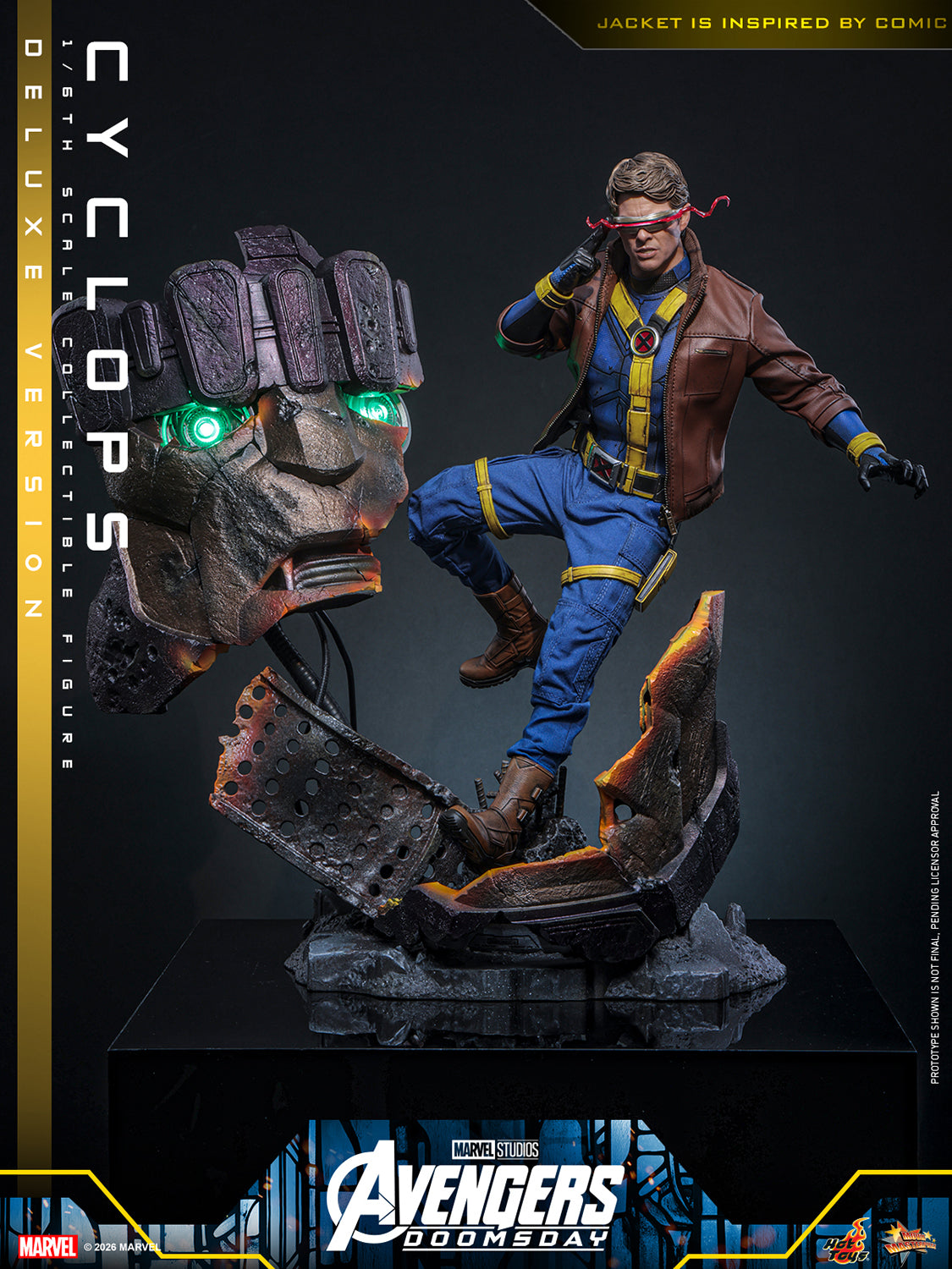 Cyclops (Avengers: Doomsday - Deluxe-Version) 1/6-Skala-Actionfigur - Hot Toys