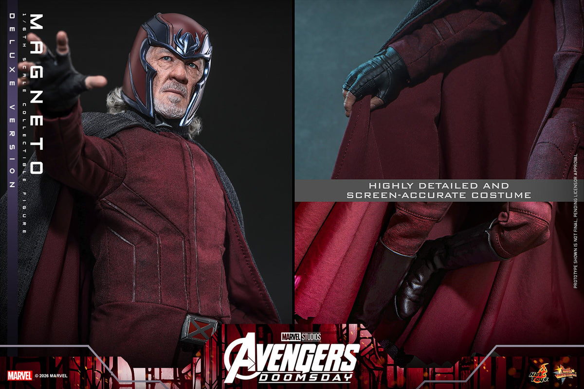 Magneto (Avengers: Doomsday - Deluxe-Version) Actionfigur im Maßstab 1/6 - Hot Toys