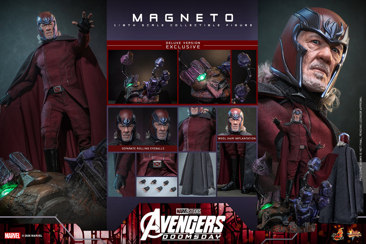 Magneto (Avengers: Doomsday - Deluxe-Version) Actionfigur im Maßstab 1/6 - Hot Toys