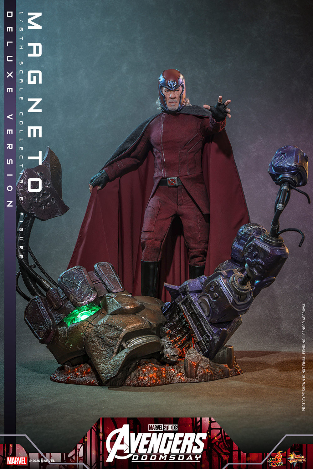Magneto (Avengers: Doomsday - Deluxe-Version) Actionfigur im Maßstab 1/6 - Hot Toys