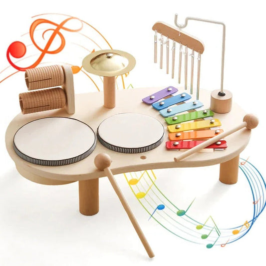 Wooden Music Station for Creative Musical Fun