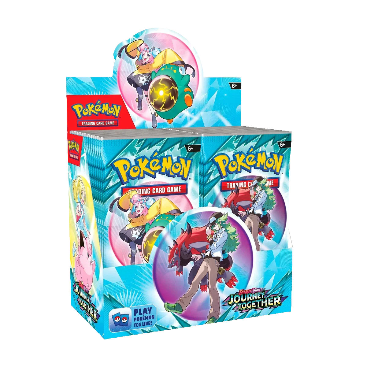 Pokémon-Sammelkartenspiel - Karmesin & Purpur - Reise gemeinsam - Booster-Box (36x Packs)