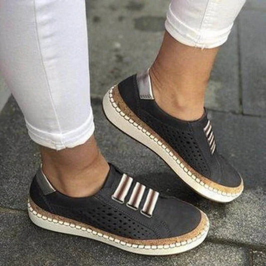 Women's Breathable Flat-Sole Bunion Relief Sneakers