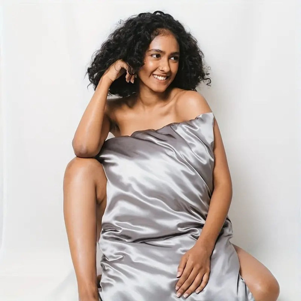 Silk Pillowcase Set for Skin & Hair - Twin Pack, Hypoallergenic