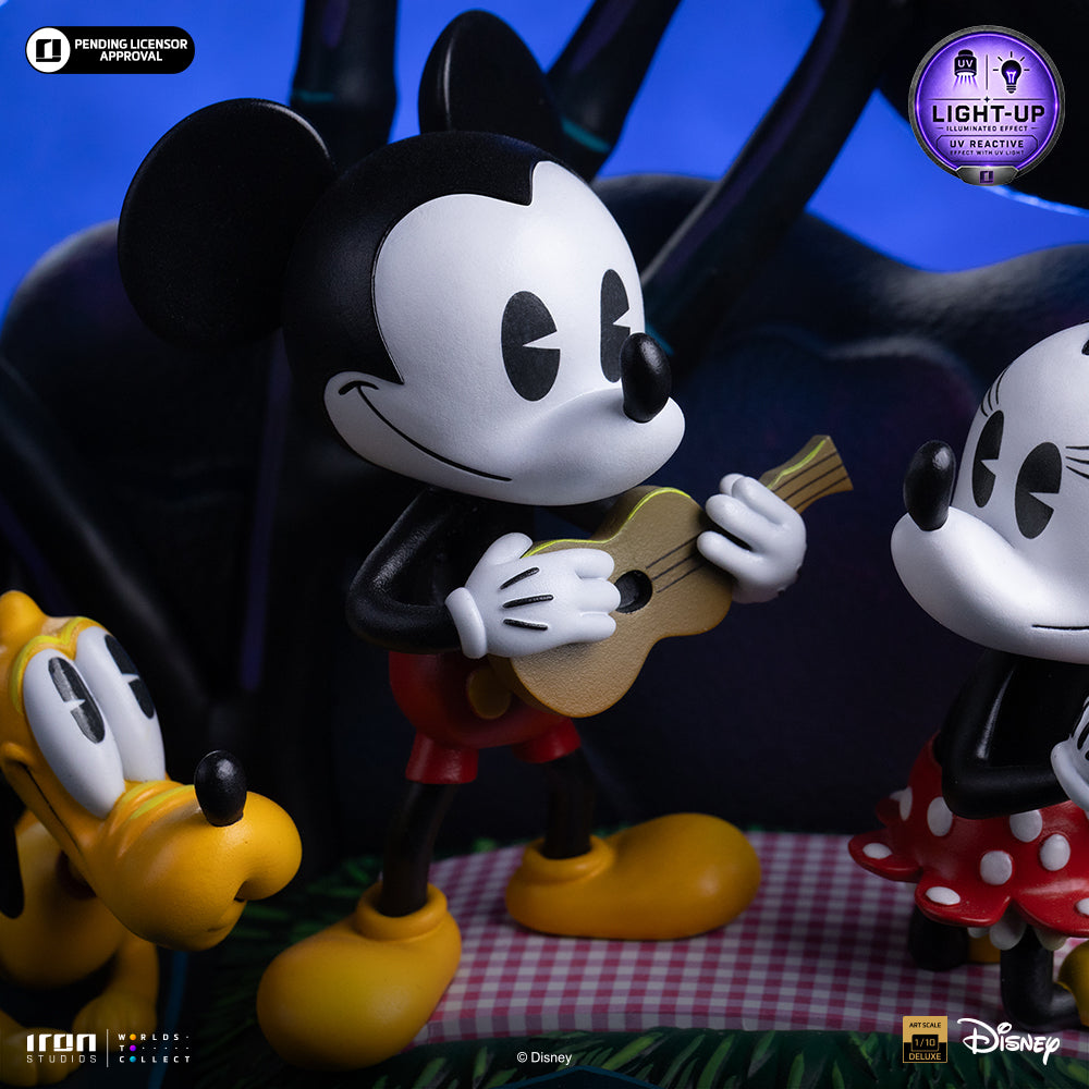 Statue von Mickey, Minnie und Pluto im Park - Disney Classics - Deluxe Art Scale 1/10 - Vorbestellung