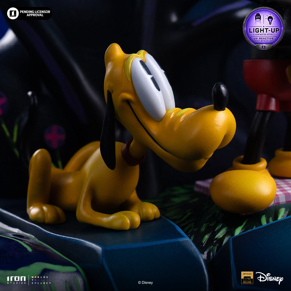 Statue von Mickey, Minnie und Pluto im Park - Disney Classics - Deluxe Art Scale 1/10 - Vorbestellung