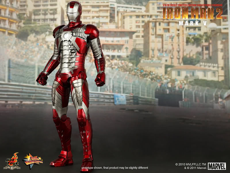 Iron Man (Mark V) 1/6 Scale Action Figure - Hot Toys
