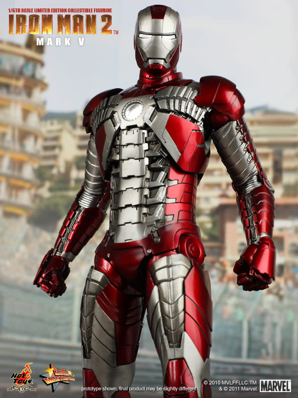 Iron Man (Mark V) 1/6 Scale Action Figure - Hot Toys