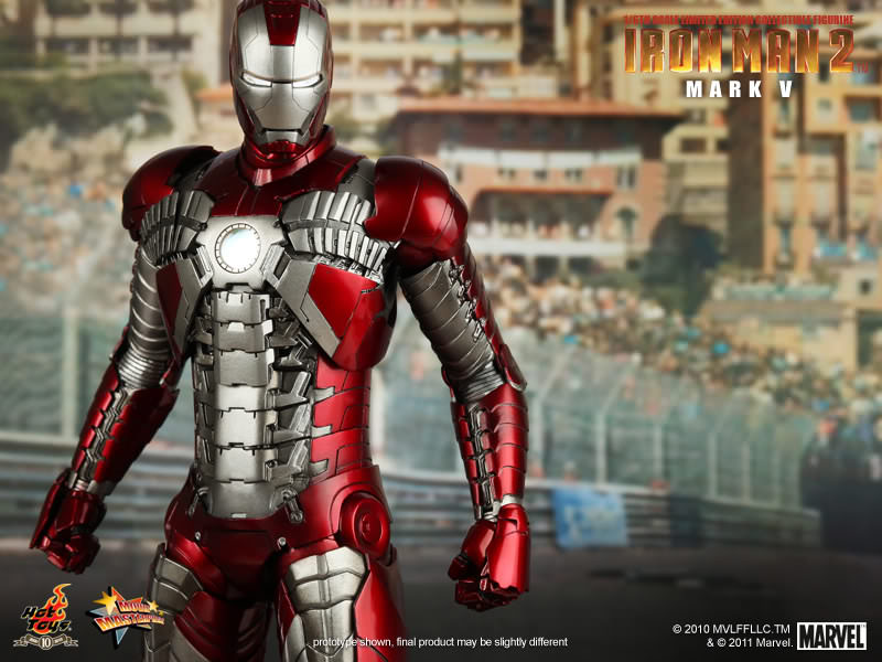 Iron Man (Mark V) 1/6 Scale Action Figure - Hot Toys