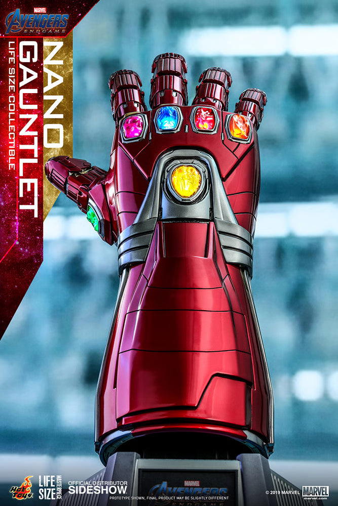Réplique grandeur nature du Gant Nano de Hot Toys - Présentation LED de 52 cm