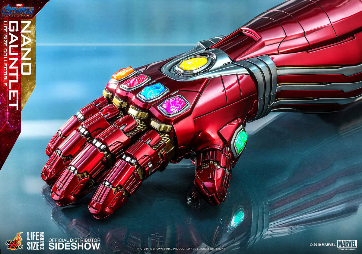 Réplique grandeur nature du Gant Nano de Hot Toys - Présentation LED de 52 cm
