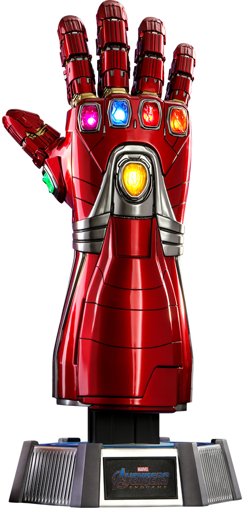 Réplique grandeur nature du Gant Nano de Hot Toys - Présentation LED de 52 cm