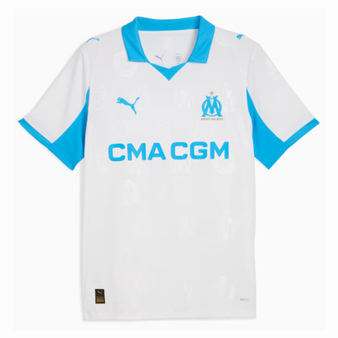 OM OLYMPIQUE MARSEILLE Heimtrikot Kinder 25 / 26