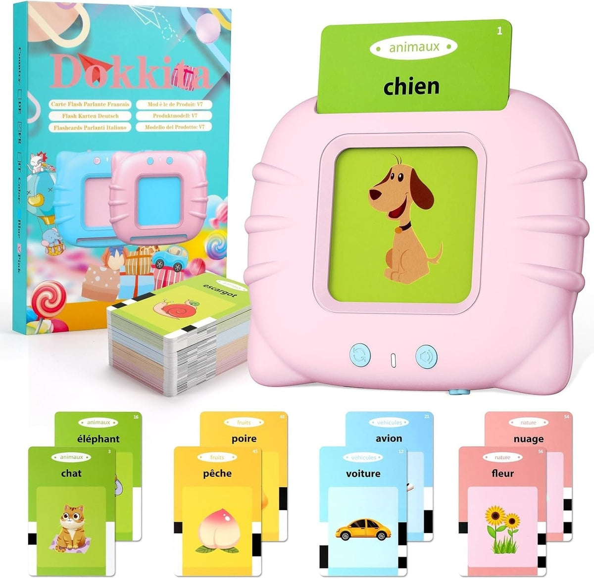 Montessori Talking Educational Flashcards