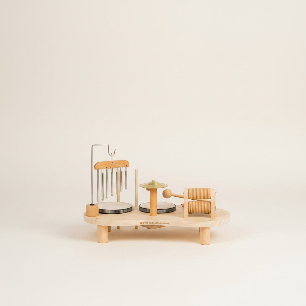 Montessori Wooden Musical Activity Table