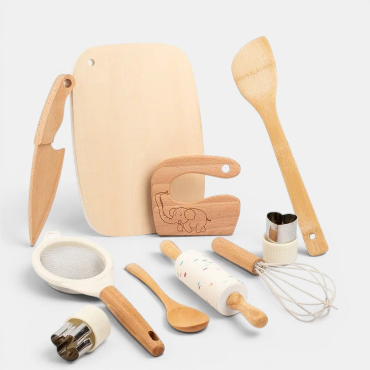 Montessori Children's Wooden Kitchen Knife Learning Set