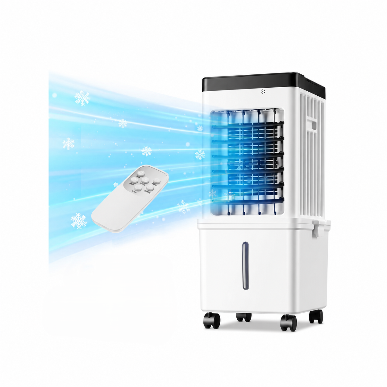 12L Portable Evaporative Air Cooler with Remote & 24-Hour Timer