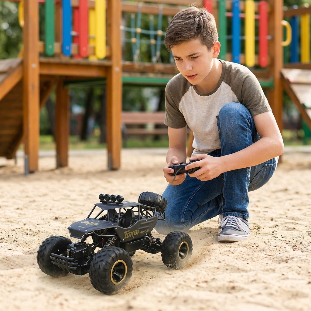 1:12 4WD RC Off-Road Truck with Two Rechargeable Batteries