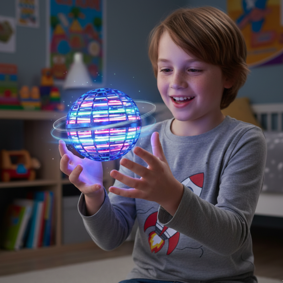 Kids' LED Hover Ball with Soft Foam Bumper