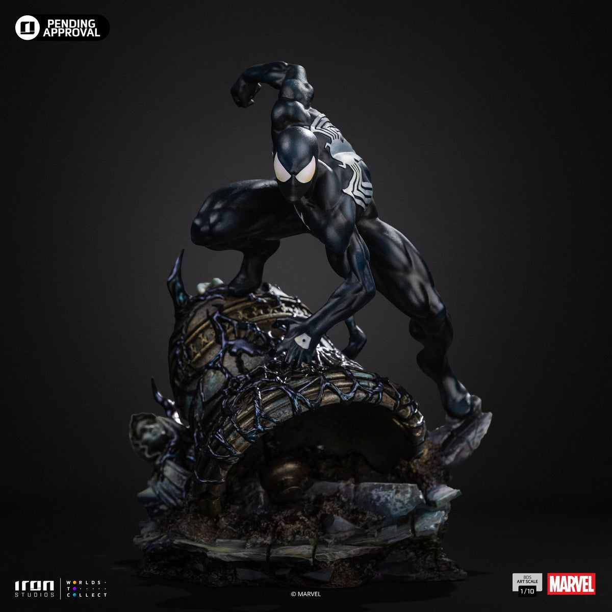 Spider-Man-in-Schwarz-Statue - Marvel Comics - BDS Art Scale 1/10 - Iron Studios - Vorbestellung