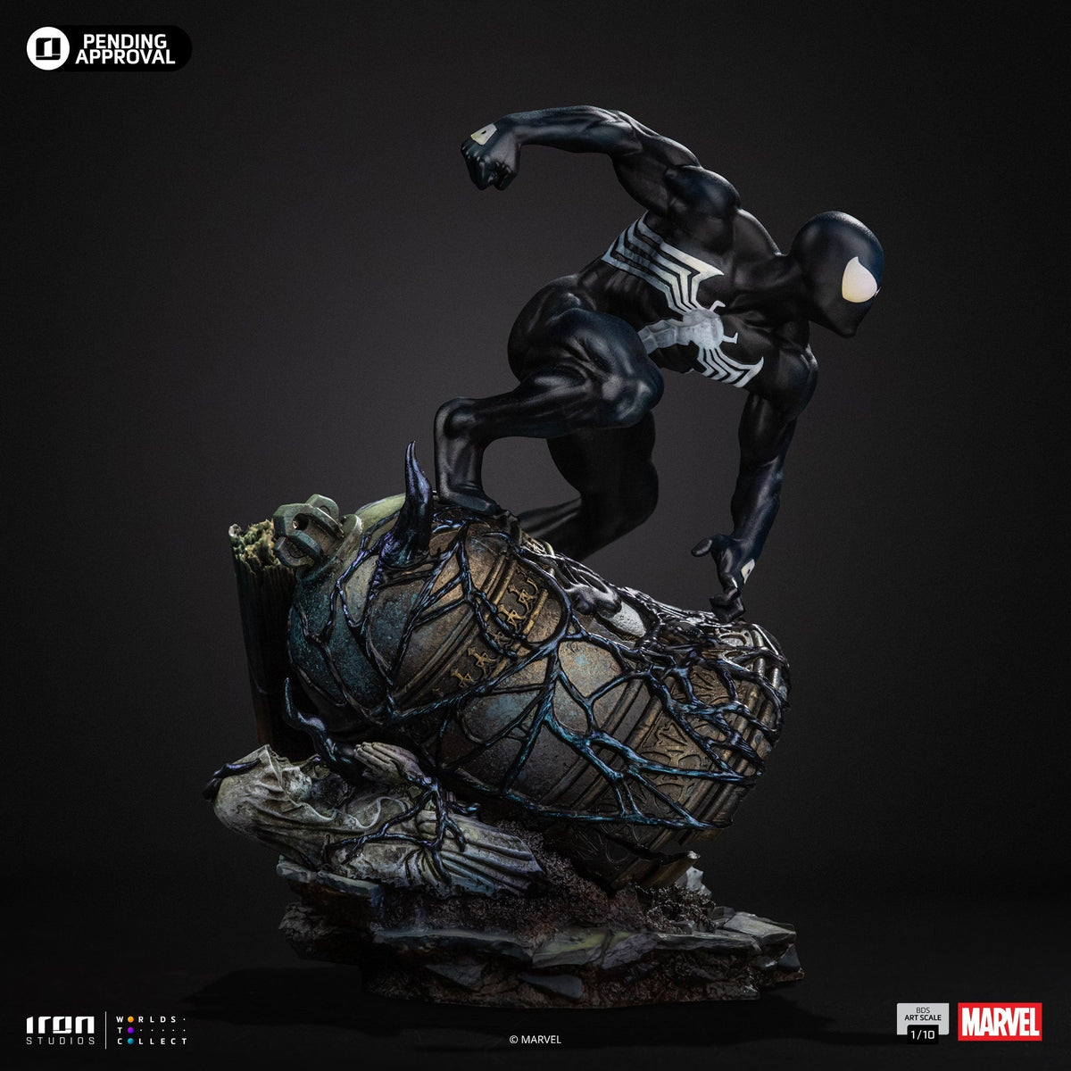 Spider-Man-in-Schwarz-Statue - Marvel Comics - BDS Art Scale 1/10 - Iron Studios - Vorbestellung