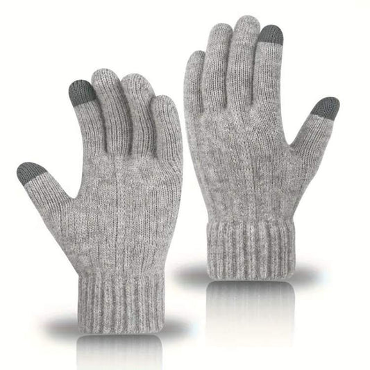 Chic Alpaca Knit Gloves