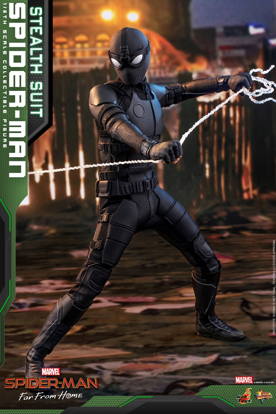 Spider-Man (Stealth Suit) 1/6 Scale Action Figure - Hot Toys