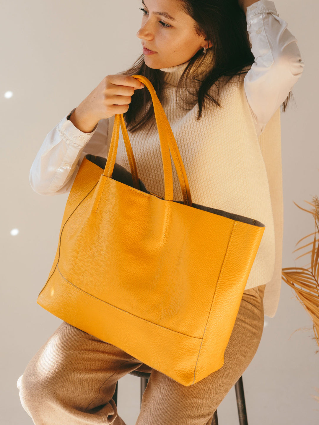 Die Carryall Leder-Tasche
